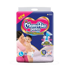 MamyPoko Pants Large 9-14 Kg 56 Pcs (Made in India)