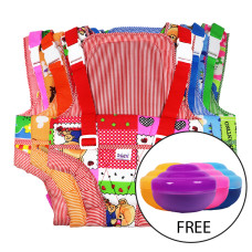 Duck Kangaroo Bag-103-Single Print (WS-122) FREE 1 Pcs Duck Gold Star Puff (WS115)