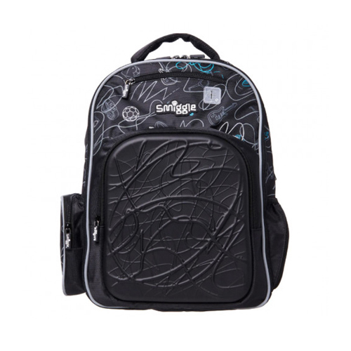 smiggle black backpack