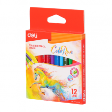 Deli ColoRun Colored Pencil Mini 12 Colors C004 00