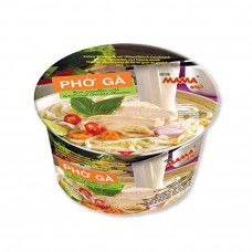 Mama Instant Rice Noodles Bowl with Artificial Chicken Flavor 65 gm