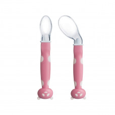 Fisher-Price Ultra Care Training Spoons Set of 2, Pink (15110)