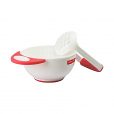 Fisher-Price Food Mash & Serve Bowl Set, Red (1016801)