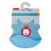 Fisher-Price UltraCare Easy Clean Silicon Baby Bib, Blue (HC-G0DM- 4KHP)