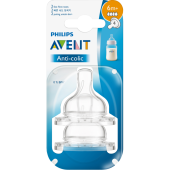 Philips Avent Anti-Colic Teat, 6m+ ( Fast Flow) SCF 634/27