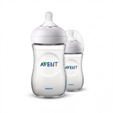 Philips Avent Natural Wide Neck 260 mL Bottle Twin Pack