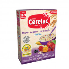 Nestlé Cerelac Stage 5 Fruits & Multi Grains 18 months + 350 gm BIB