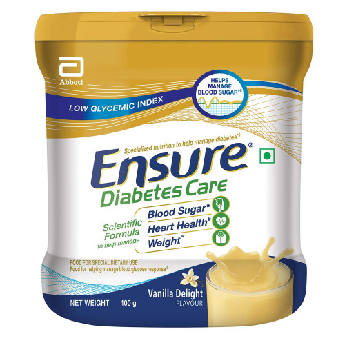 Ensure Diabetes Care Adult Nutrition Health Drink Vanilla 400 gm (BIJ)