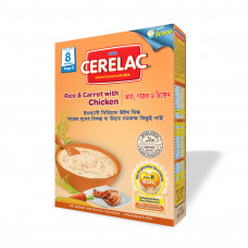 Nestlé Cerelac Stage 2 Rice Carrot & Chicken 8-24 months + 350 gm BIB