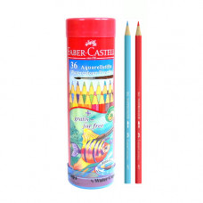 Faber-Castell Aquarellstifte Watercolor Pencils Long Tin 36 Pcs