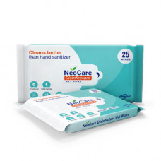 Neocare Disinfectant Wet Wipes 25 Pcs 