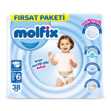 MOLFIX Supre Adv.PK E.Large (15+ Kg) 38 pcs Pant Diapar