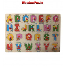 Wooden Puzzle Alphabet ABCD