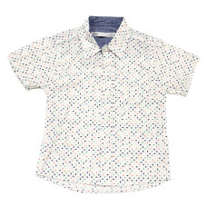 M&S Boys Half Sleeve Shirt White