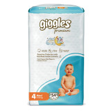 Giggles Premium Baby Diaper 7-18 Kg Mexi 54 Pcs
