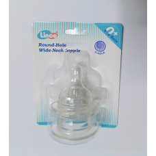 Linco Wide silicone nipple 2pcs ( S,M,L hole) L-22207
