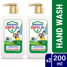 Mediker SafeLife Hand Wash Pump Combo Pack (200ml X 2pcs) 