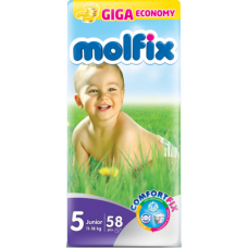 Molfix Giant Junior Belt 11-18 Kg 58 Pcs (Made in Turkey)