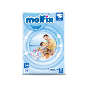 Molfix Jumbo Maxi Belt 7-14 Kg 52 Pcs (Made in Turkey)