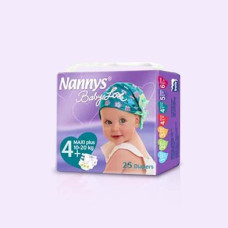 Nannys Baby Love Diaper Maxi Belt 10-20 kg 25 pcs (Made in Cyprus) With FREE Smart Care Wet Wipes with Flip top 72pcs