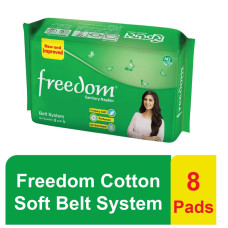 Freedom Sanitary Napkin Belt System 8 pads