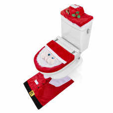 Santa Commode Seat Cover Red
