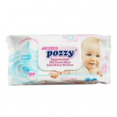 Pozzy Baby Wet Wipes 120 pcs (Turkey)