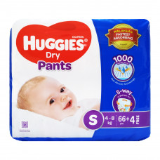 Huggies Dry Small Pant Diaper 4-8Kg - 70 Pcs (Malaysia)