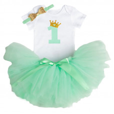 1 Year Baby Girl Dress Princess Girls: Mint