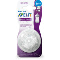 Philips Avent Natural Teat 3m+ Set of 2 (Medium Flow)