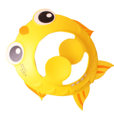 Baby Adjust Bath Protect Soft Shower Cap - Yellow