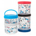 Smiggle Happy Snack N Stack Containers X4