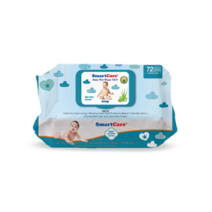 Smart Care Wet Wipes with Flip top 72pcs