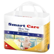 Smart Care Ultra Thin Baby Belt Newborn ( 2-5 Kg) 25 Pcs