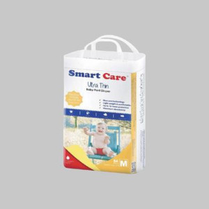 Smart Care Ultra Thin Baby Pant Diaper Medium - 6-11Kg 54 Pcs