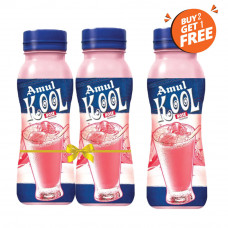 Amul Kool Rose 200ml Pet Bottle (Buy 2, Get 1 Free)