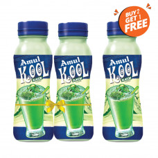 Amul Kool Cardamom 200ml Pet Bottle (Buy 2, Get 1 Free)