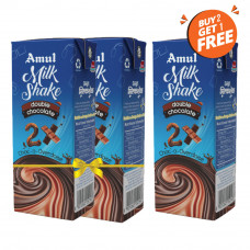 Amul Milk Shake Double Chocolate 180ml (Buy 2, Get 1 Free)