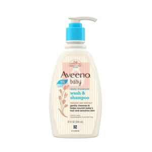 Aveeno Baby Daily Moisture Wash & Shampoo 354 ml
