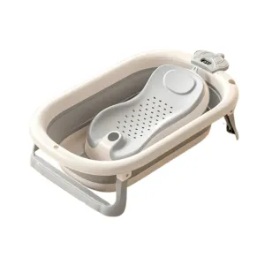Foldable Tub Bath Rack with Digital Temperature Display