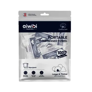 Aiwibi Portable Compressed Towel 10pcs Pack