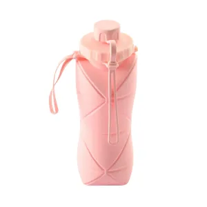 Portable Folding Silicone Water Bottle 600mL