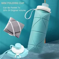 Portable Folding Silicone Water Bottle 600ml