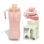 Portable Folding Silicone Water Bottle 600ml