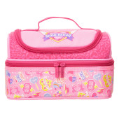 Smiggle Express School Double Decker Lunchbox  - Pink