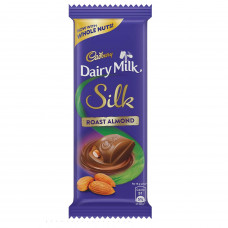 Cadbury Dairy Milk Silk Whole Nuts Roasts Almond Chocolate Bar 58g