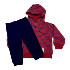 Carter's Boy Hoodie Set 2Pcs Set Red Check