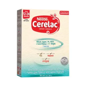 Nestlé Cerelac Stage 4 Apple CF 350gm BIB
