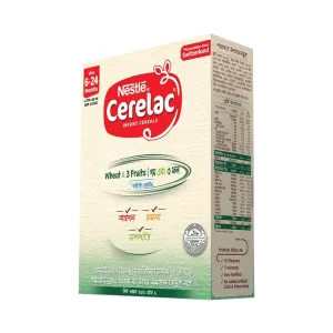 Nestle Cerelac Stage 1 Wheat & Three Fruits 350gm BIB