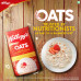Kellogg's Oats Breakfast Cereal 450gm with FREE Container